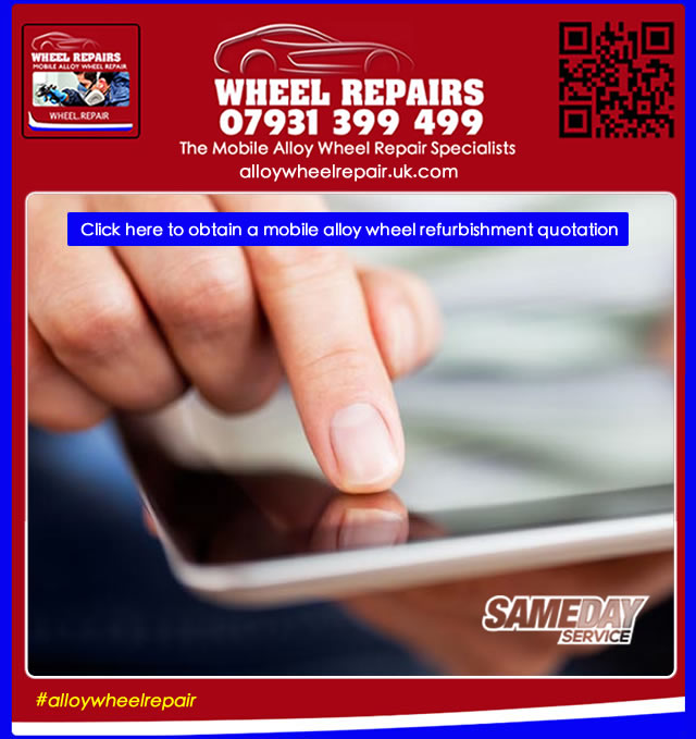 how much does it cost to repair alloy wheels in Oakwoodhill RH5